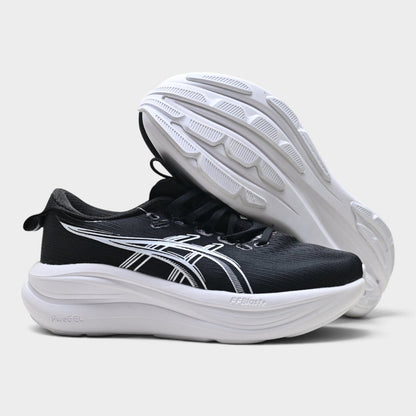 ASICS GEL-NIMBUS 28 Women’s Running Shoes – Black / White