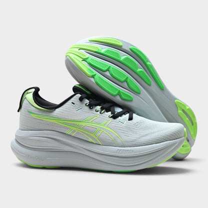 ASICS GEL-NIMBUS 28 Women’s Running Shoes – Grey / Lime