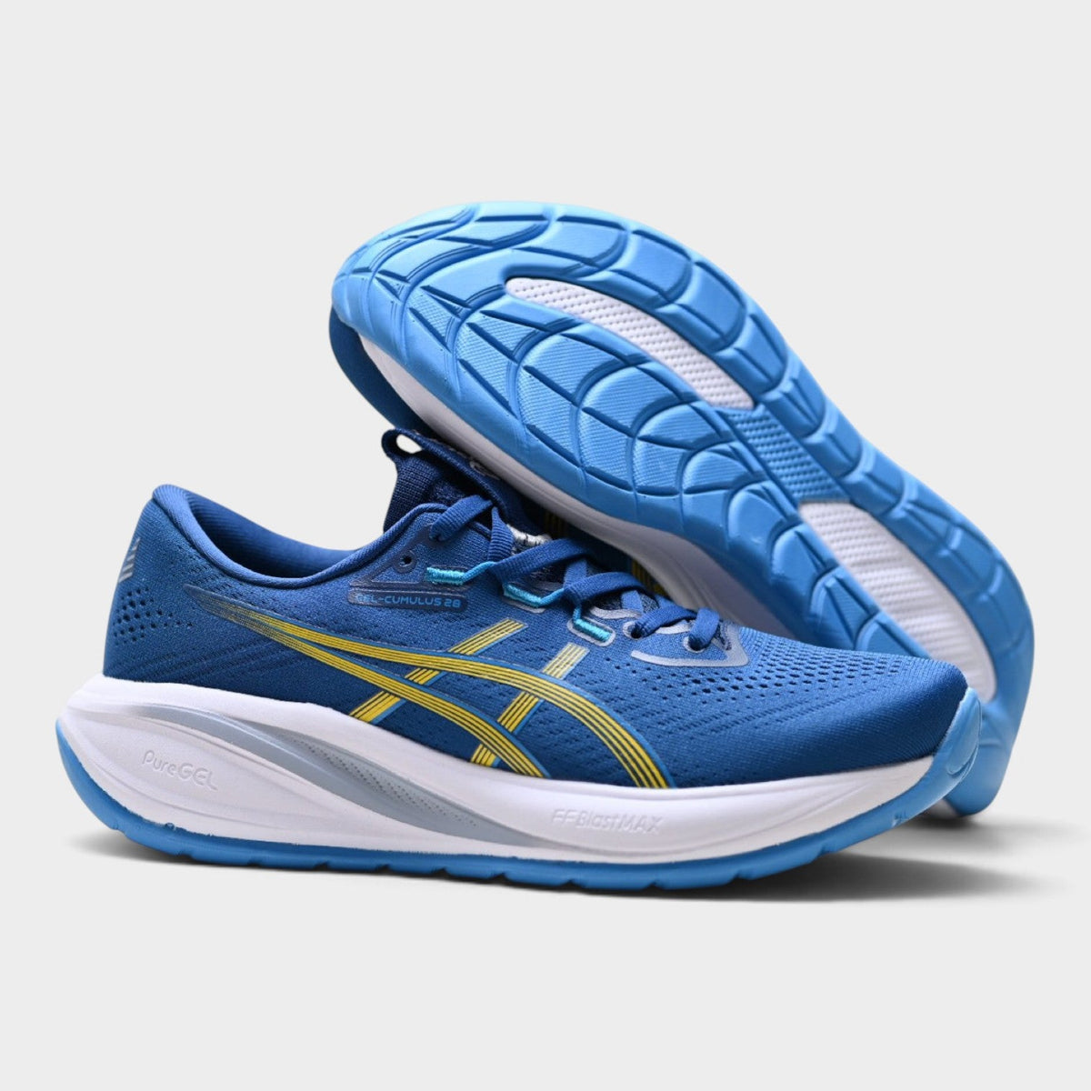 ASICS GEL-CUMULUS 28 Men’s Running Shoes – Blue/Yellow