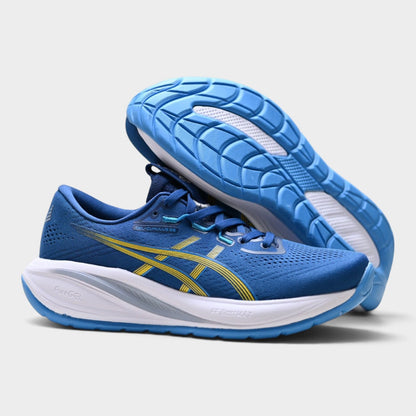 ASICS GEL-CUMULUS 28 Men’s Running Shoes – Blue/Yellow