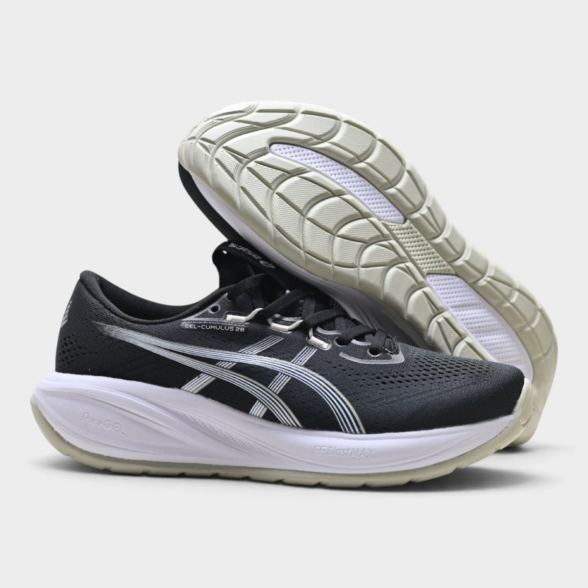 ASICS GEL-CUMULUS 28 Men’s Running Shoes – Black/White