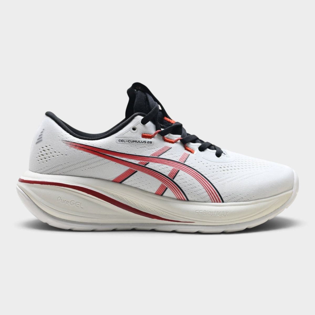 ASICS GEL-CUMULUS 28 Men’s Running Shoes – White/Red