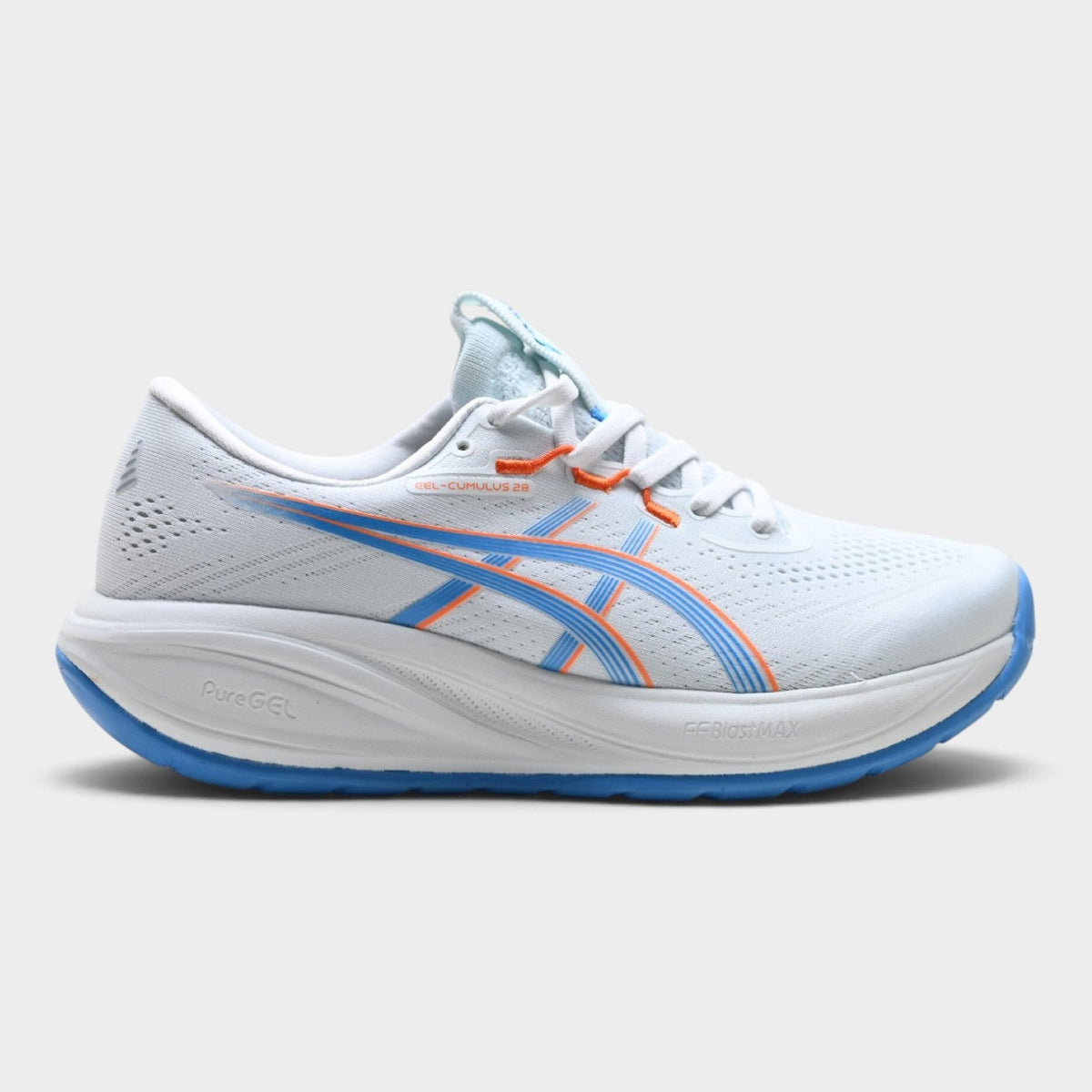 ASICS GEL-CUMULUS 28 Men’s Running Shoes – White/Blue