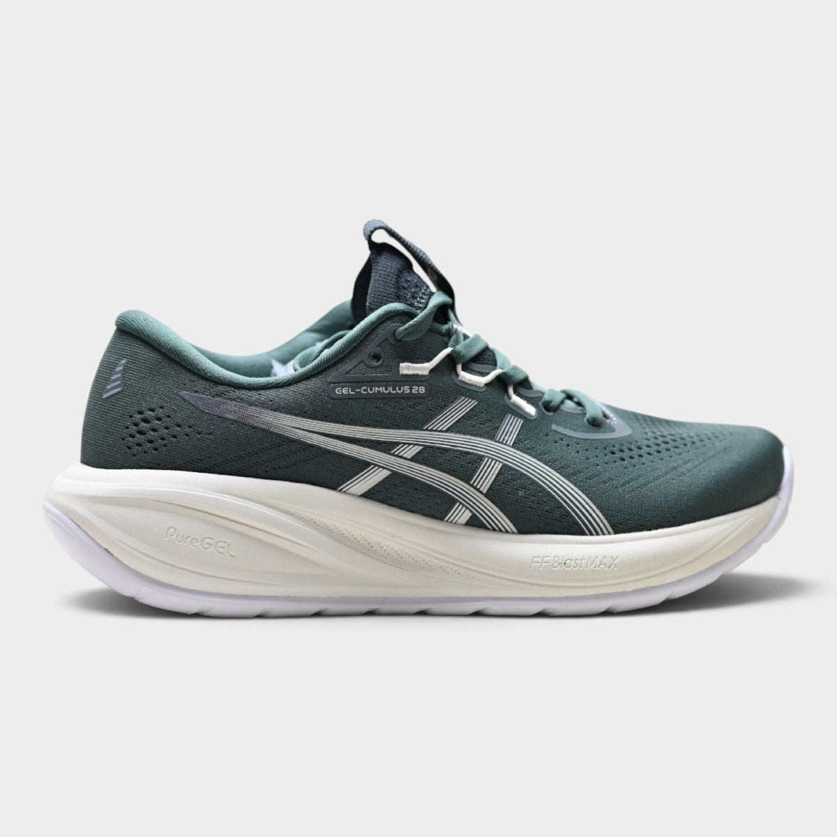 ASICS GEL-CUMULUS 28 Men’s Running Shoes – Green/White