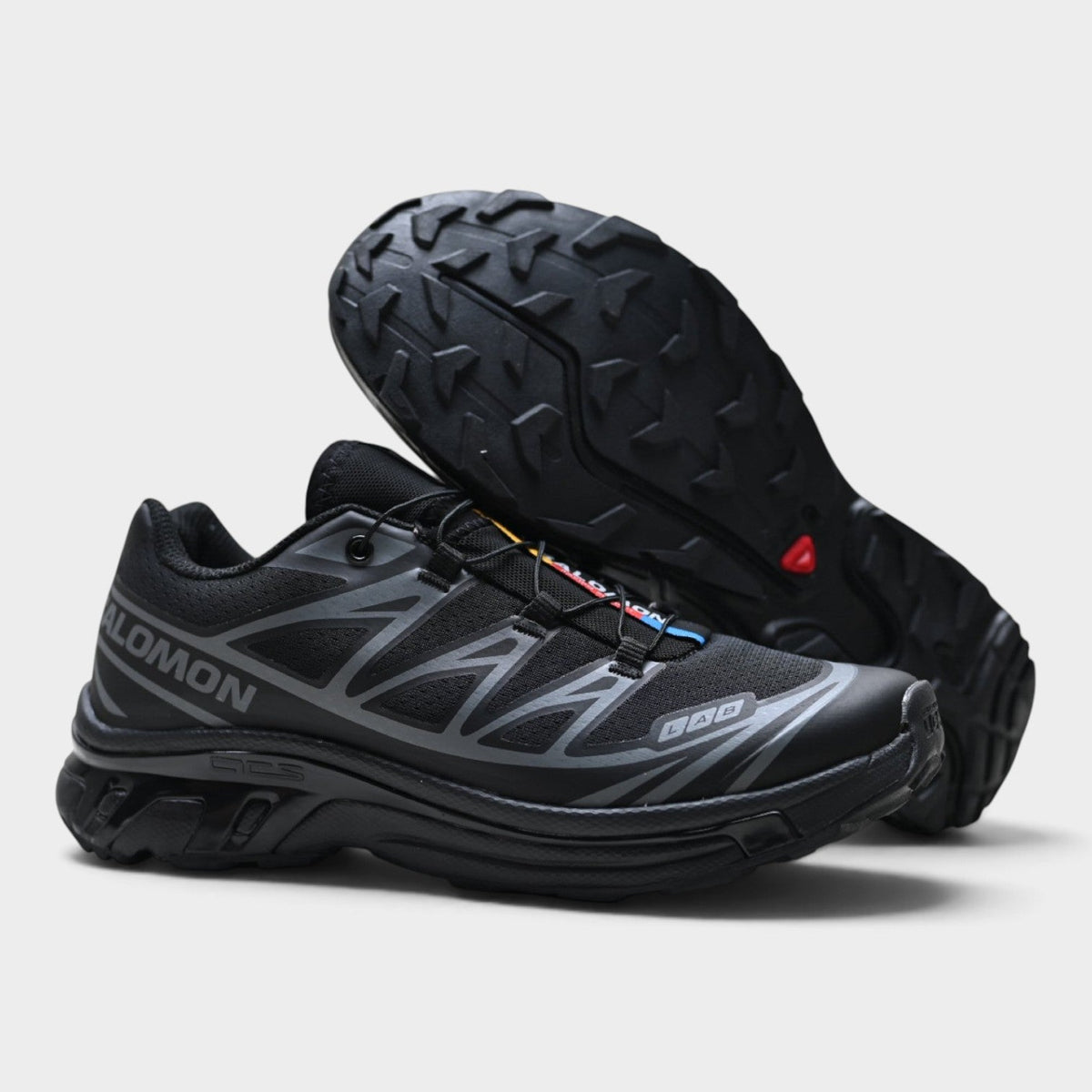 Salomon XT-6 men's trail trainers - upper detail