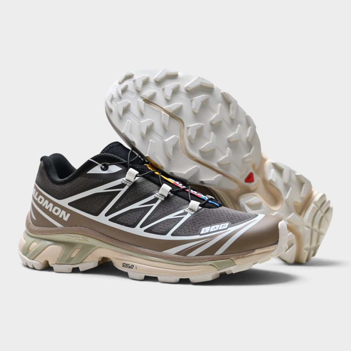 Salomon XT-6 men's trail trainers - heel detail