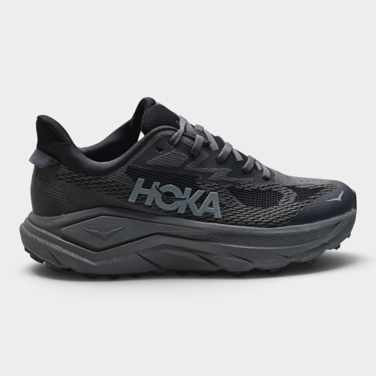HOKA Challenger 8 Women's Trail Running Shoes – Black/Charcoal