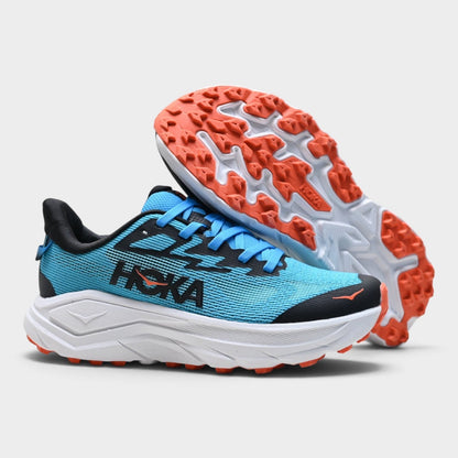 HOKA Challenger 8 Women's Trail Running Shoes – Aqua/Orange