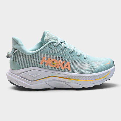 HOKA Challenger 8 Women's Trail Running Shoes – Seafoam/Peach
