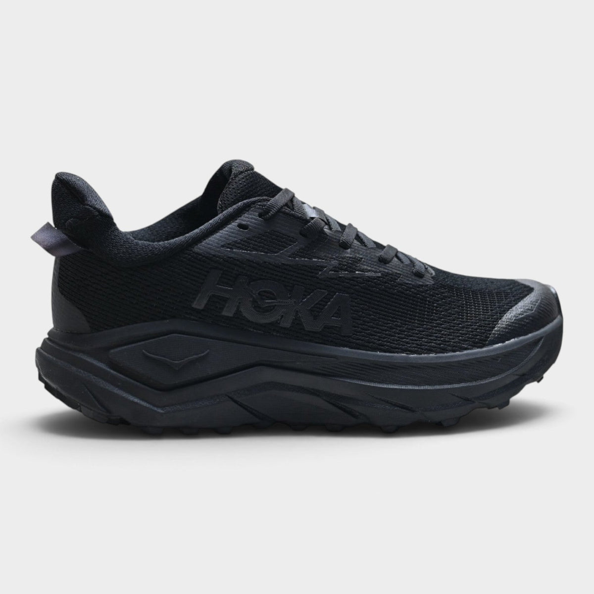 HOKA Challenger 8 Men's Trail Running Shoes – Triple Black