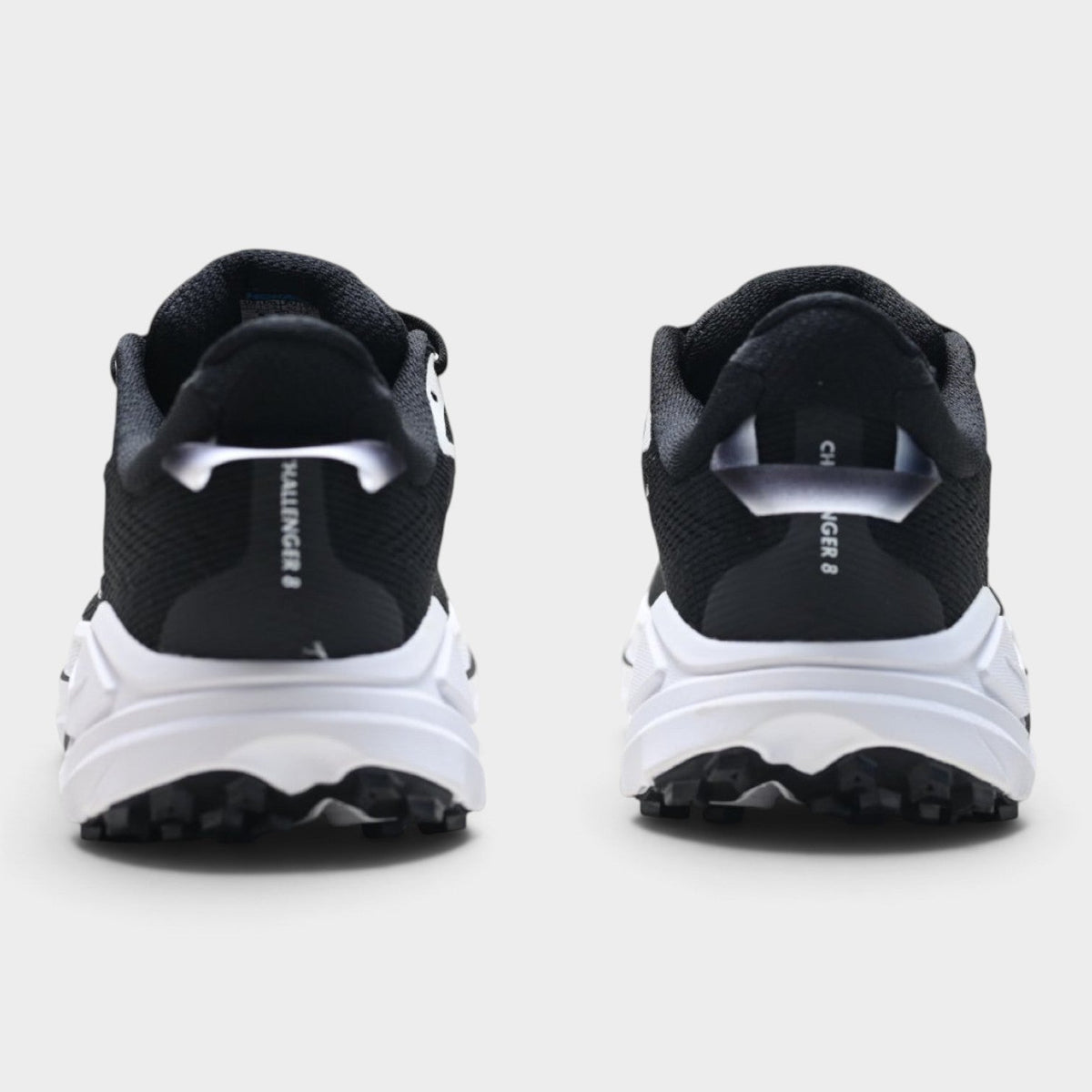 HOKA Challenger 8 Men's Trail Running Shoes – Black/White