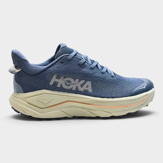 HOKA Challenger 8 Men's Trail Running Shoes – Sky Blue/Coral