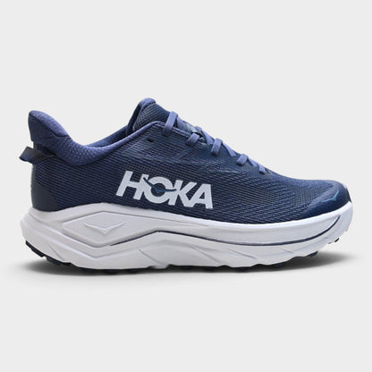 HOKA Challenger 8 Men's Trail Running Shoes – Navy/Cream