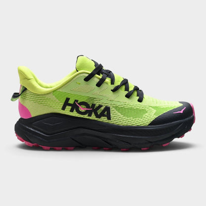 HOKA Challenger 8 Women's Trail Running Shoes – Lime/Pink