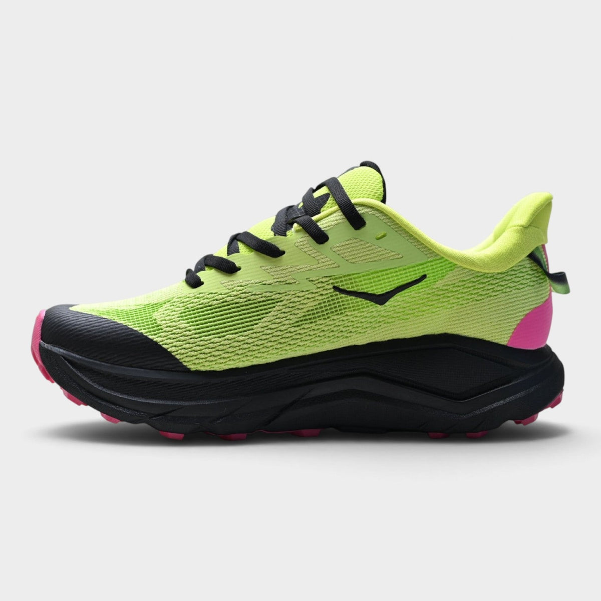 HOKA Challenger 8 Women's Trail Running Shoes – Lime/Pink