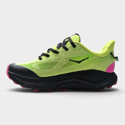 HOKA Challenger 8 Women's Trail Running Shoes – Lime/Pink