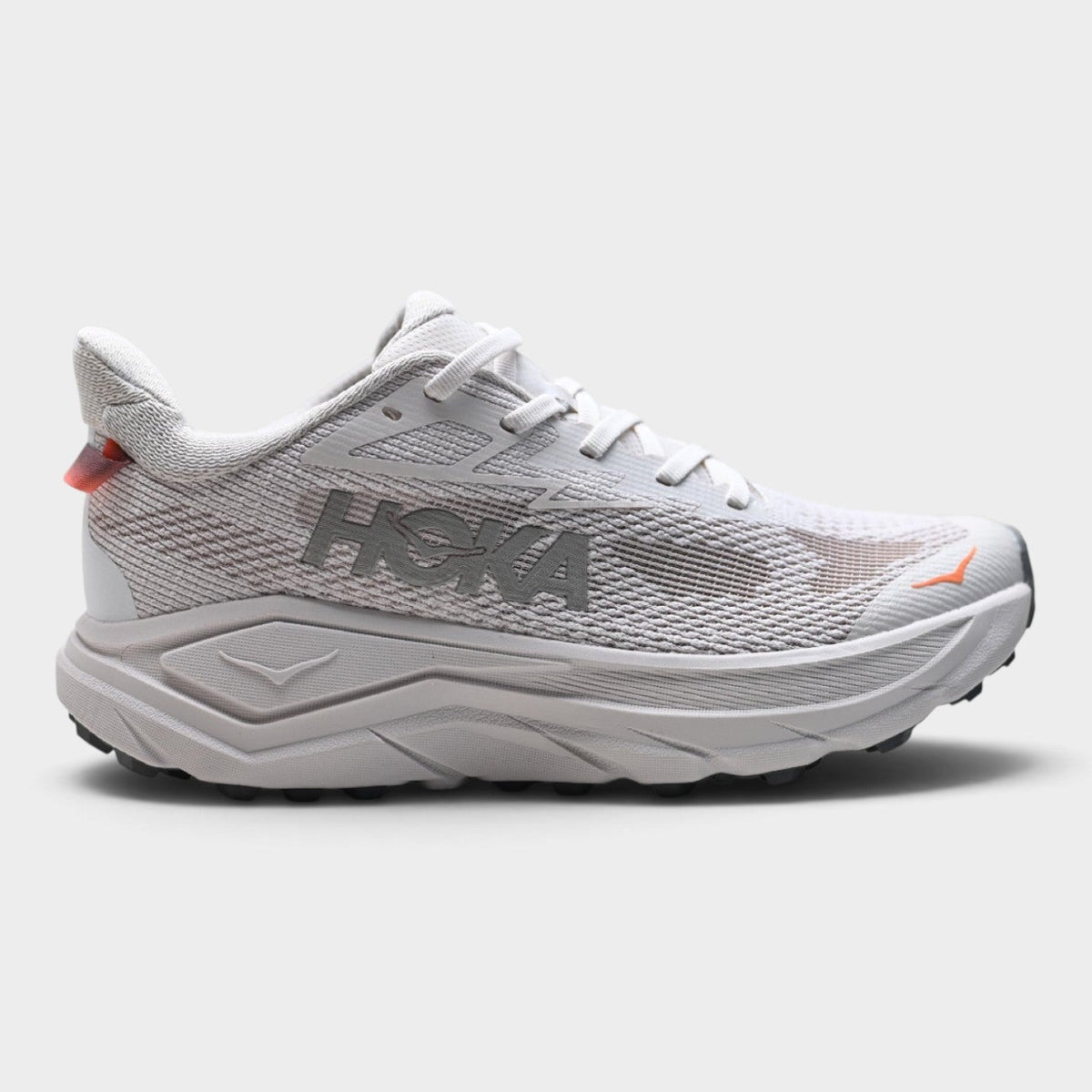 HOKA Challenger 8 Women's Trail Running Shoes – White/Orange