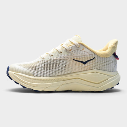 HOKA Challenger 8 Women's Trail Running Shoes – Cream/Navy