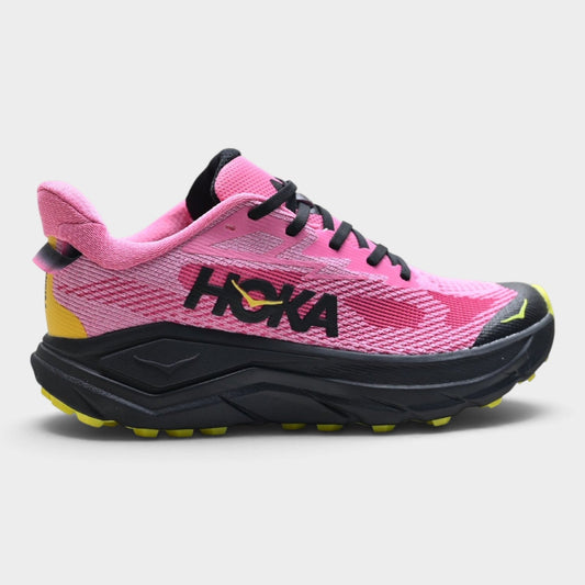 HOKA Challenger 8 Women's Trail Running Shoes – Pink/Lime