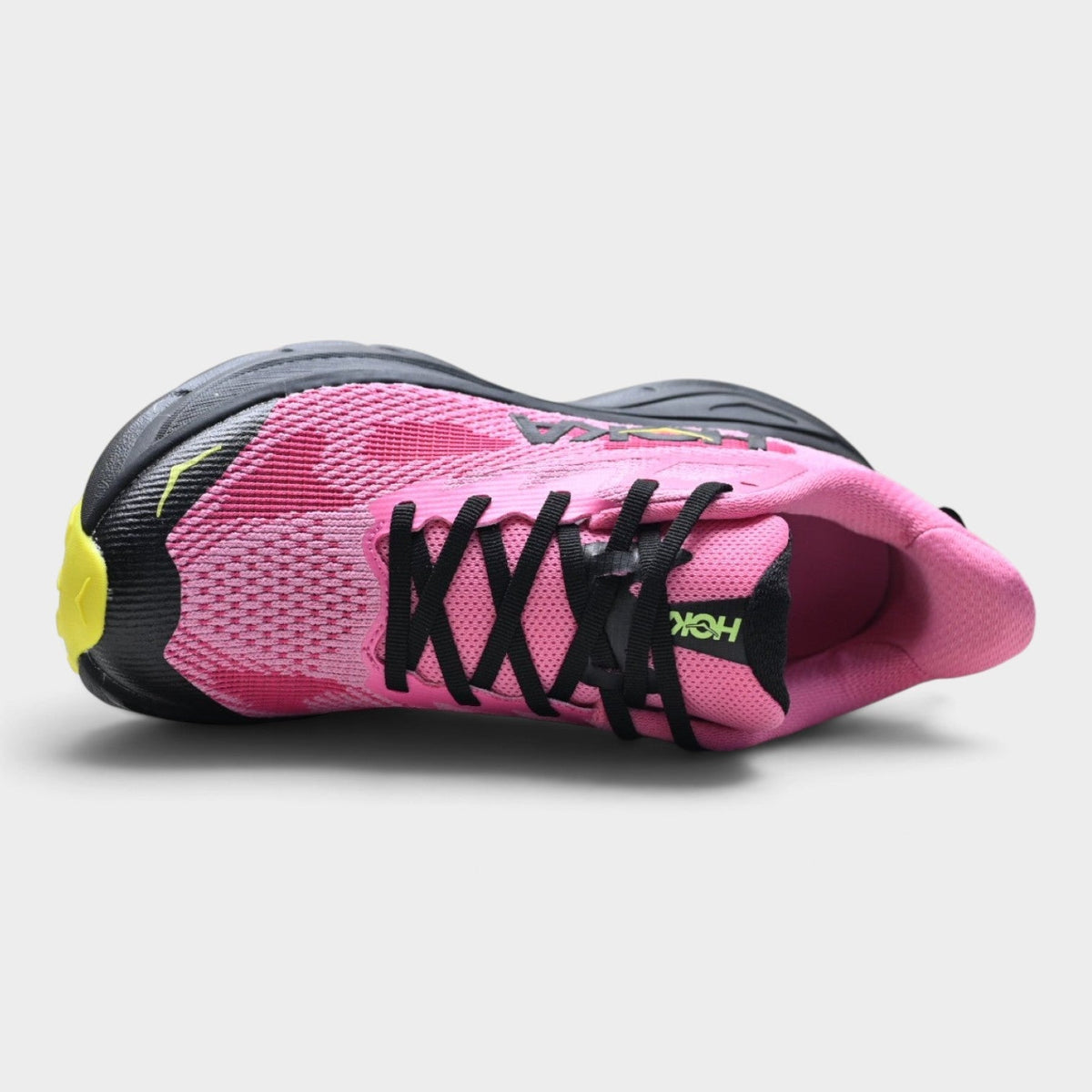 HOKA Challenger 8 Women's Trail Running Shoes – Pink/Lime