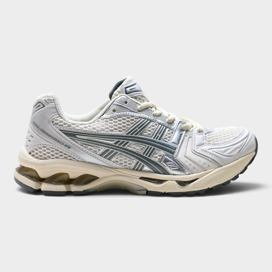 ASICS GEL-KAYANO 14 Unisex SportStyle Trainers – Cream/Grey