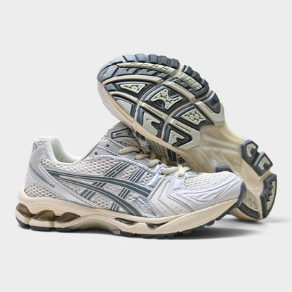 ASICS GEL-KAYANO 14 Unisex SportStyle Trainers – Cream/Grey