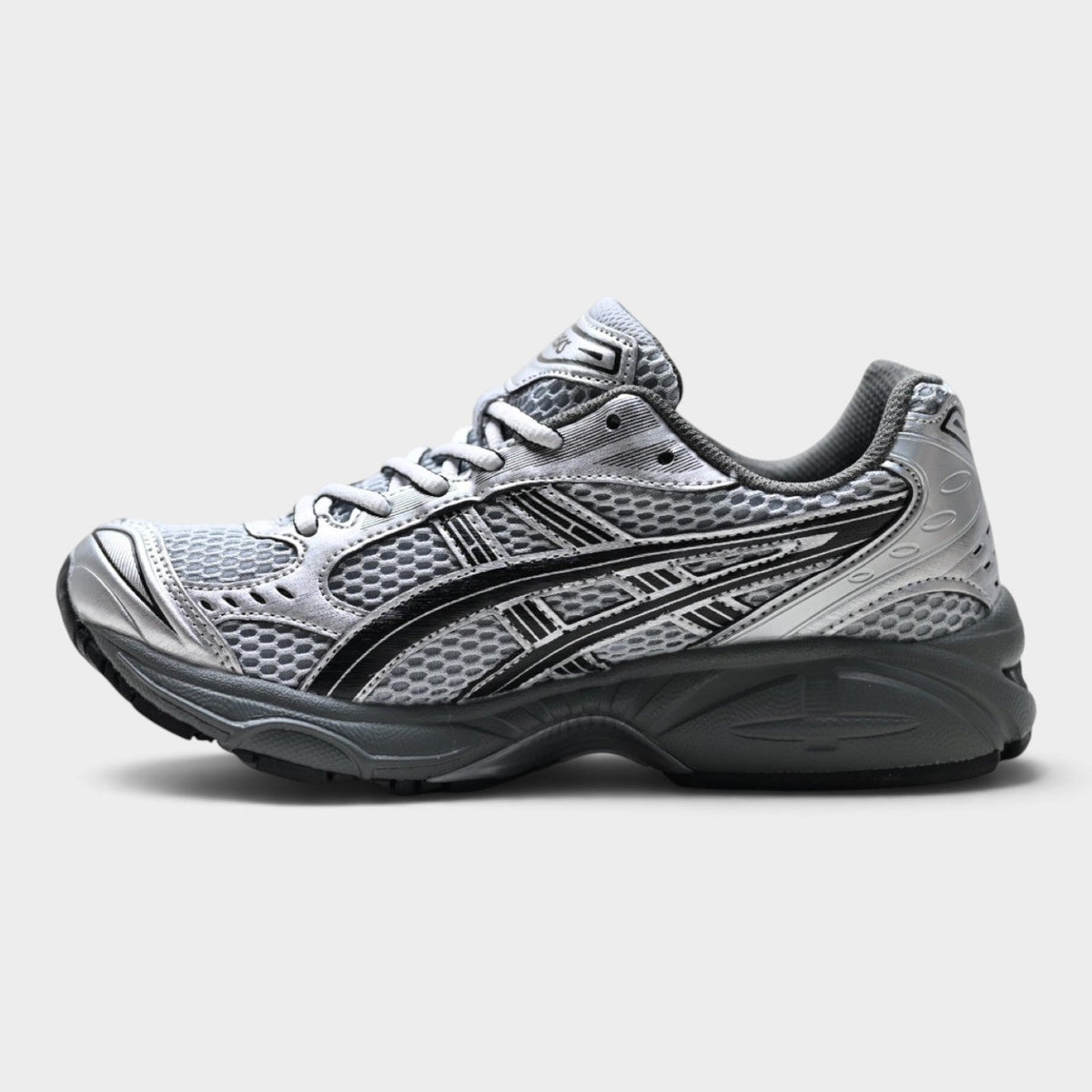 ASICS GEL-KAYANO 14 Unisex SportStyle Trainers – Silver/Black