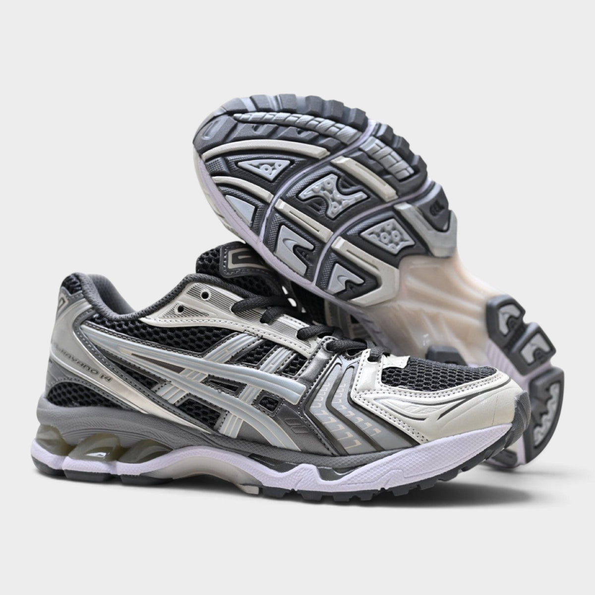 ASICS GEL-KAYANO 14 Unisex SportStyle Trainers – Black/White