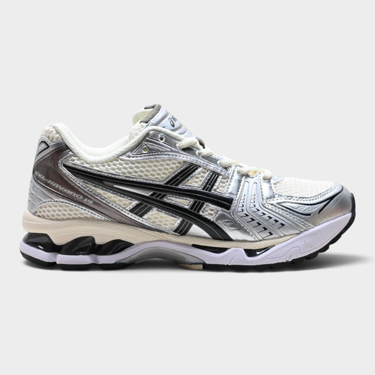 ASICS GEL-KAYANO 14 Unisex SportStyle Trainers – Cream/Black