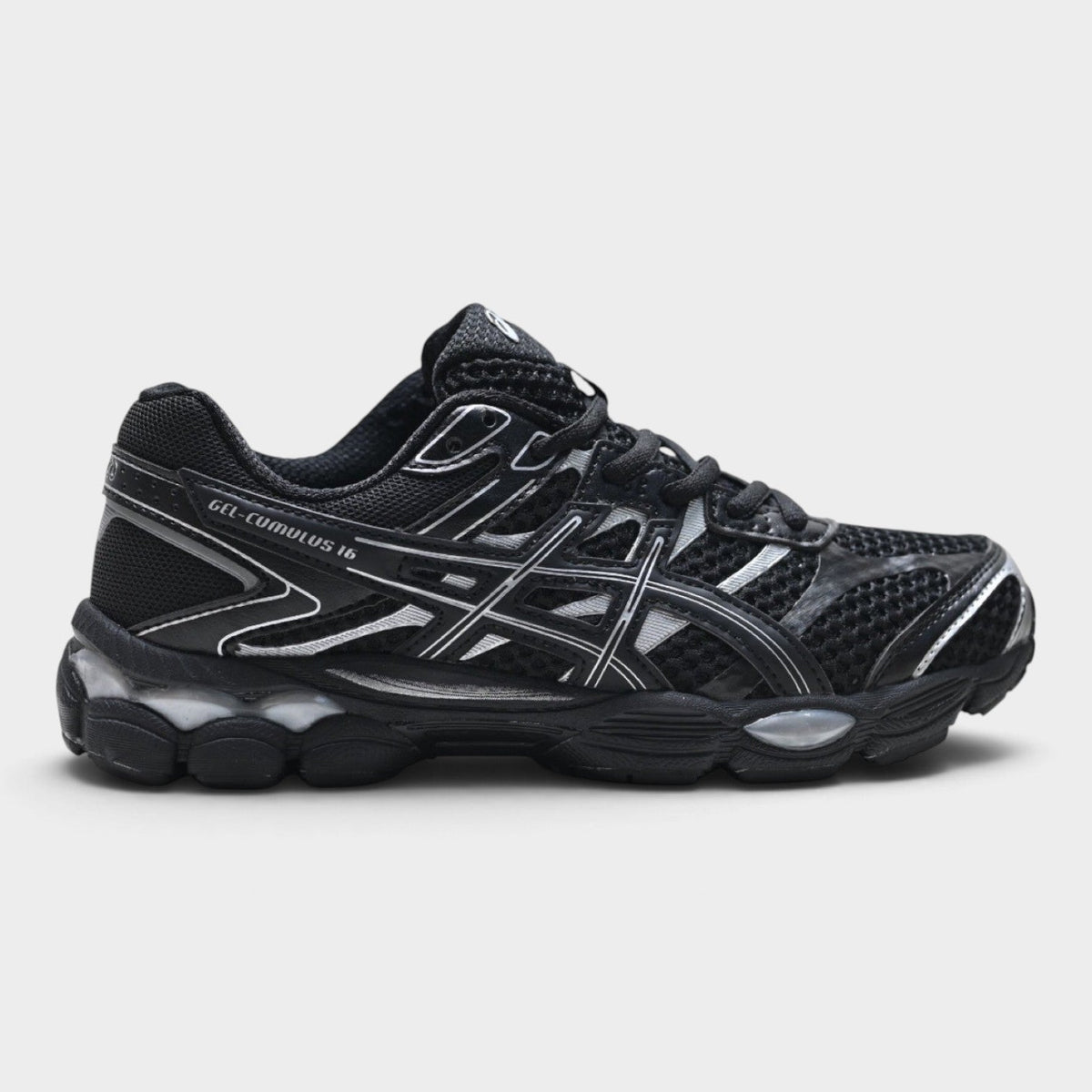 ASICS GEL-CUMULUS 16 Men's Cushioned SportStyle Trainers – Black/Silver