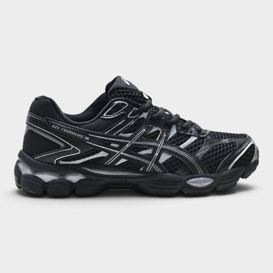 ASICS GEL-CUMULUS 16 Men's Cushioned SportStyle Trainers – Black/Silver