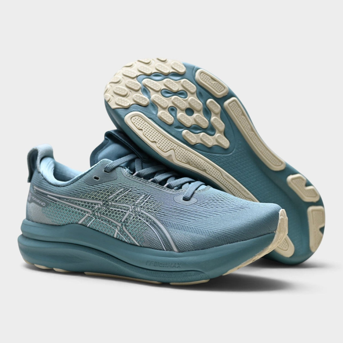 ASICS GEL-KAYANO 33 Men's Running Shoes – Foggy Teal/Illuminate Yellow