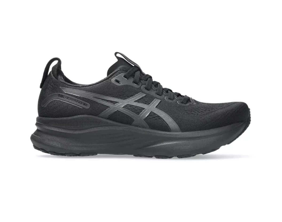 Asics GEL-Kayano 32 Womens Wide Running Shoes – BLACK/BLACK 001