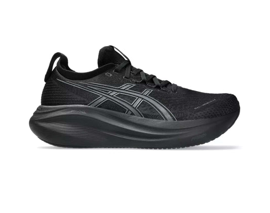 Asics GEL Nimbus 27 Mens Running Shoes – BLACK/GRAPHITE GREY 001