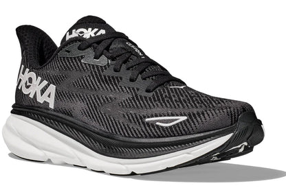 Hoka Clifton 9 Lightweight Cushioned Breathable Running Shoes – Black