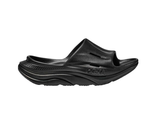 HOKA ORA Recovery Slide 3 Unisex Cushioned Recovery Slides – Black