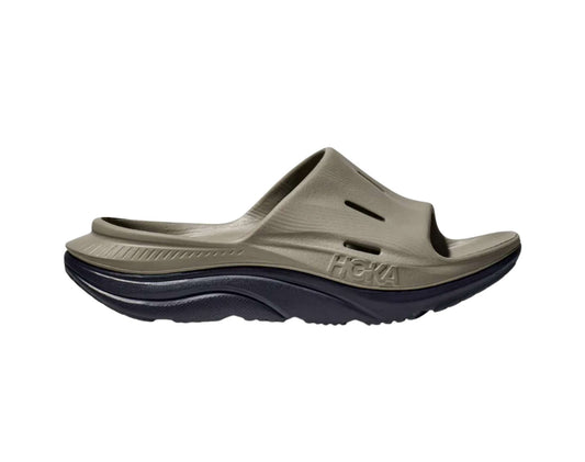HOKA ORA Recovery Slide 3 Unisex Cushioned Recovery Slides – Varsity Navy / Farro