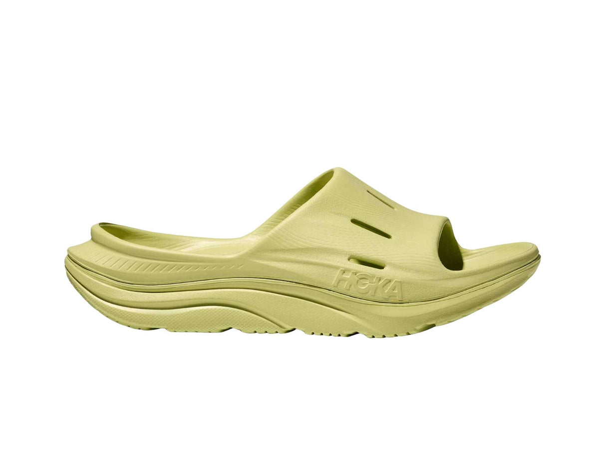 HOKA ORA Recovery Slide 3 Unisex Cushioned Recovery Slides – Honeydew