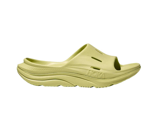 HOKA ORA Recovery Slide 3 Unisex Cushioned Recovery Slides – Honeydew